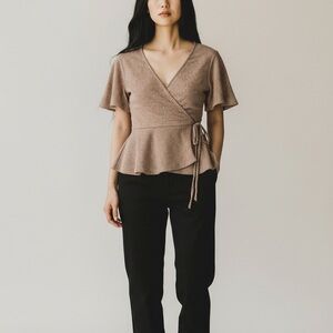 Caution To The Wind Ribbed Pink Top